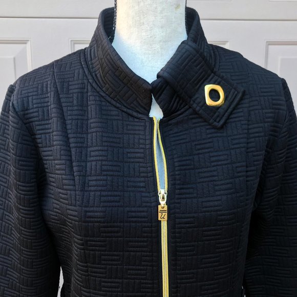 Gorgeous Designer Ubu Black Jacket Coat Medium - Picture 4 of 13